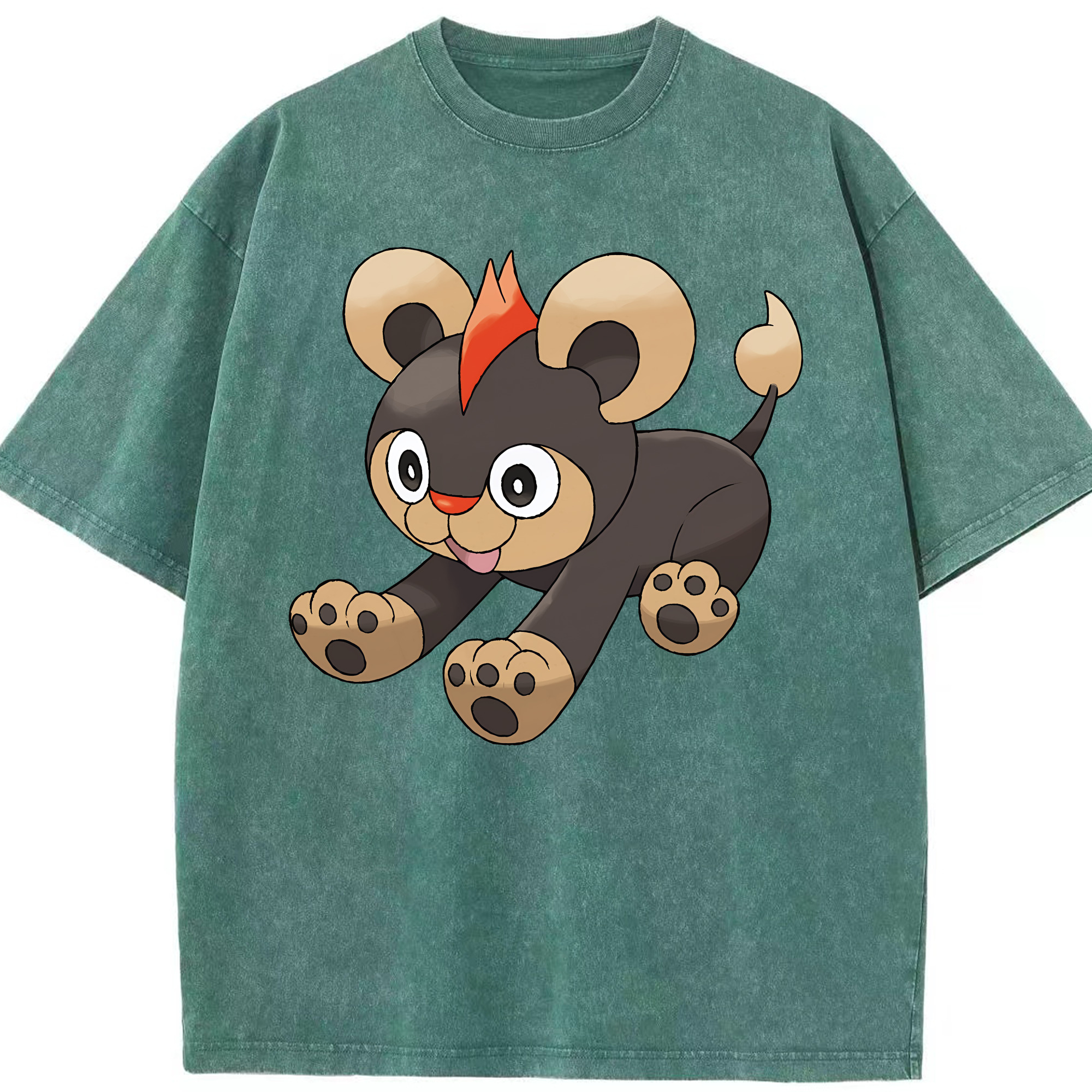（画像用） ポケットモンスター Pokémon 綿100% ヴィンテージ風 半袖Tシャツ（フロントプリント）